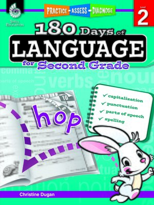 cover image of 180 Days of Language for Second Grade: Practice, Assess, Diagnose